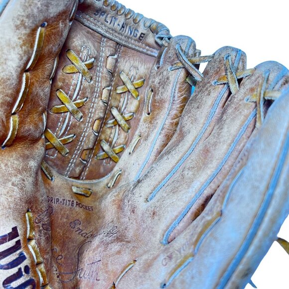 Wilson Leather Baseball Fielders Glove Mitt A2245 Bruce Sutter Right Throw 12 in - Picture 4 of 13